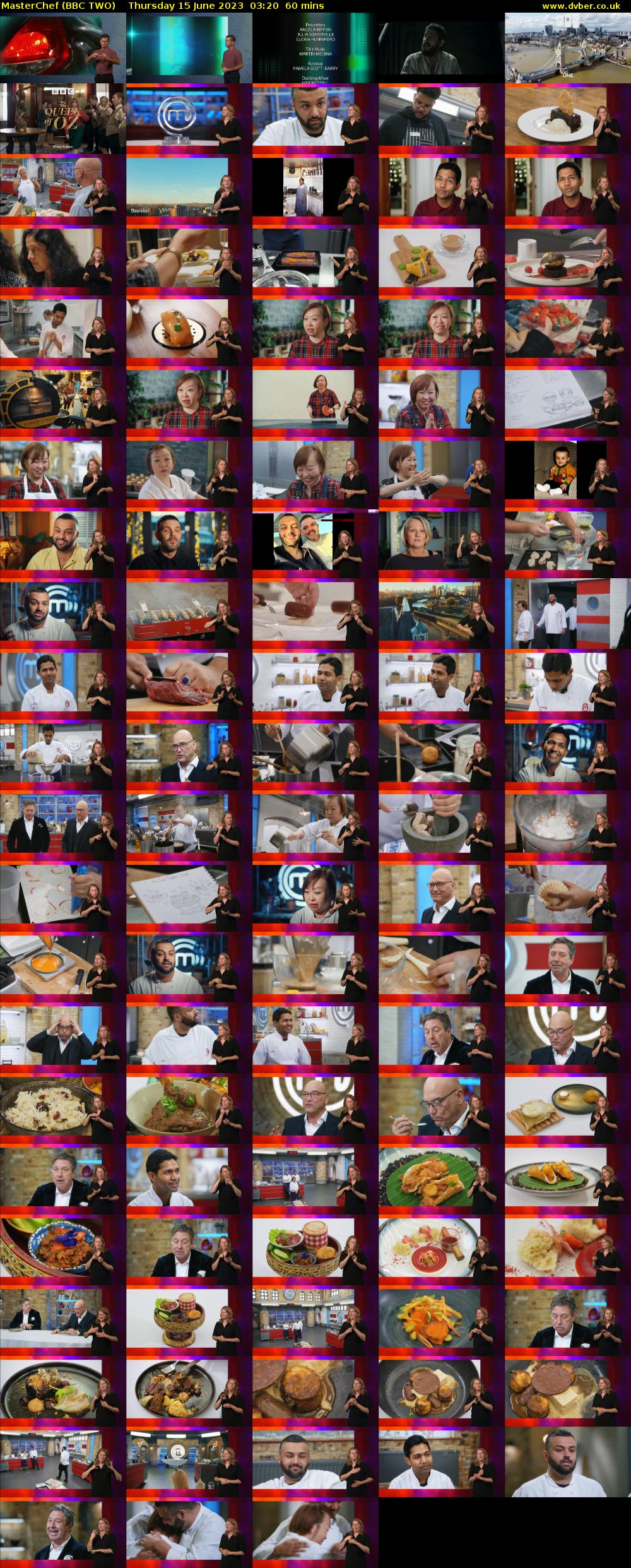 MasterChef (BBC TWO) Thursday 15 June 2023 03:20 - 04:20