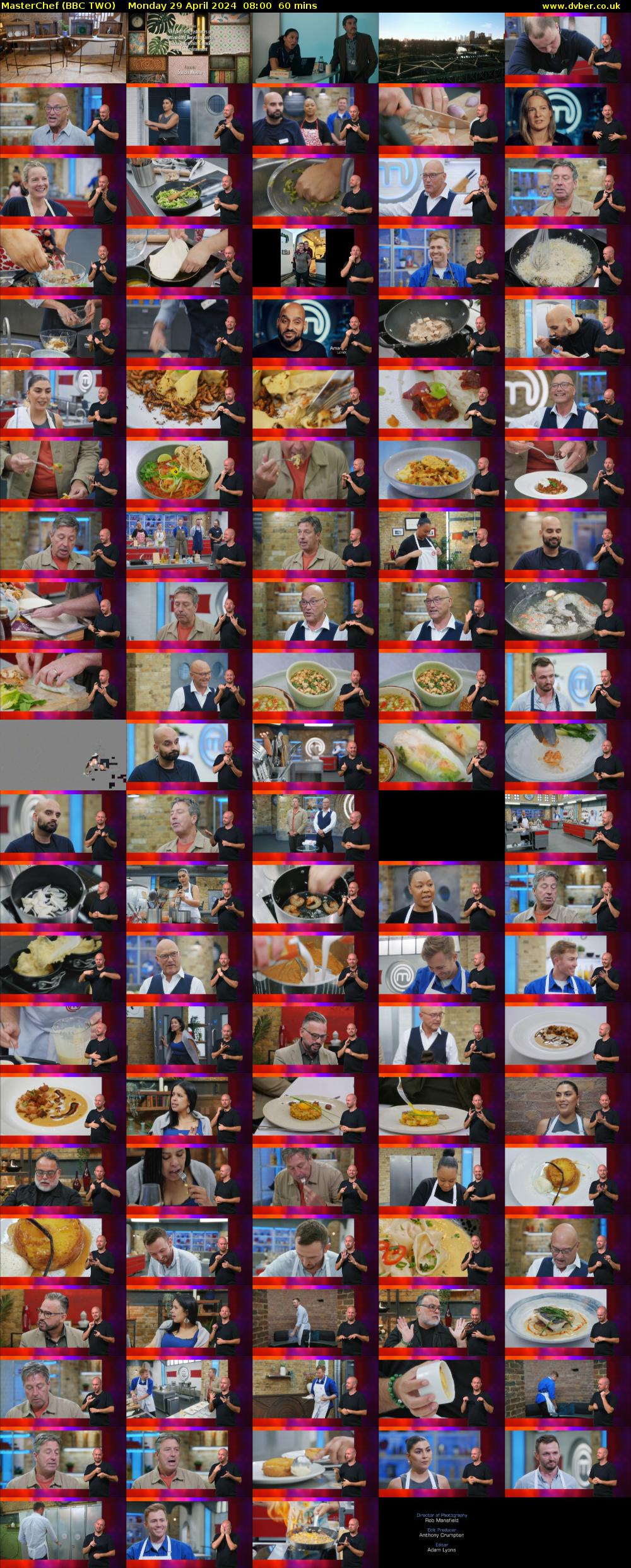 MasterChef (BBC TWO) Monday 29 April 2024 08:00 - 09:00