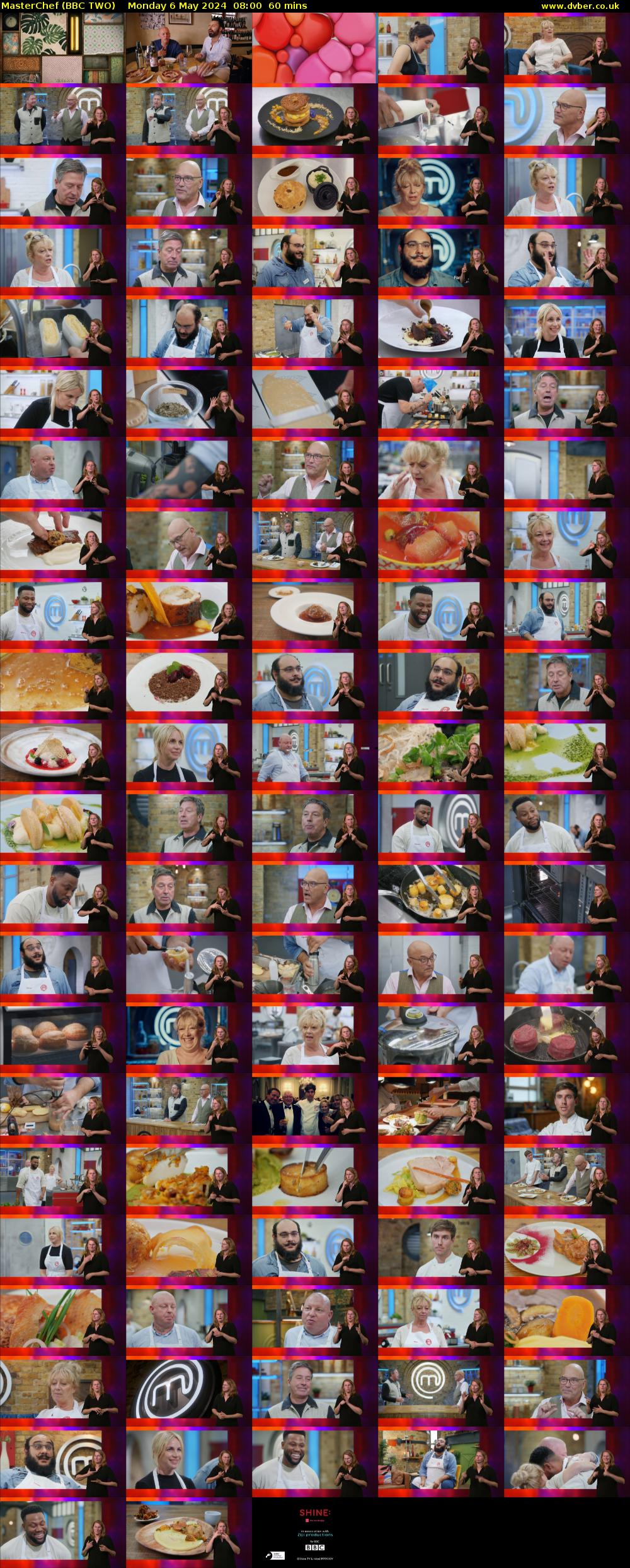 MasterChef (BBC TWO) Monday 6 May 2024 08:00 - 09:00