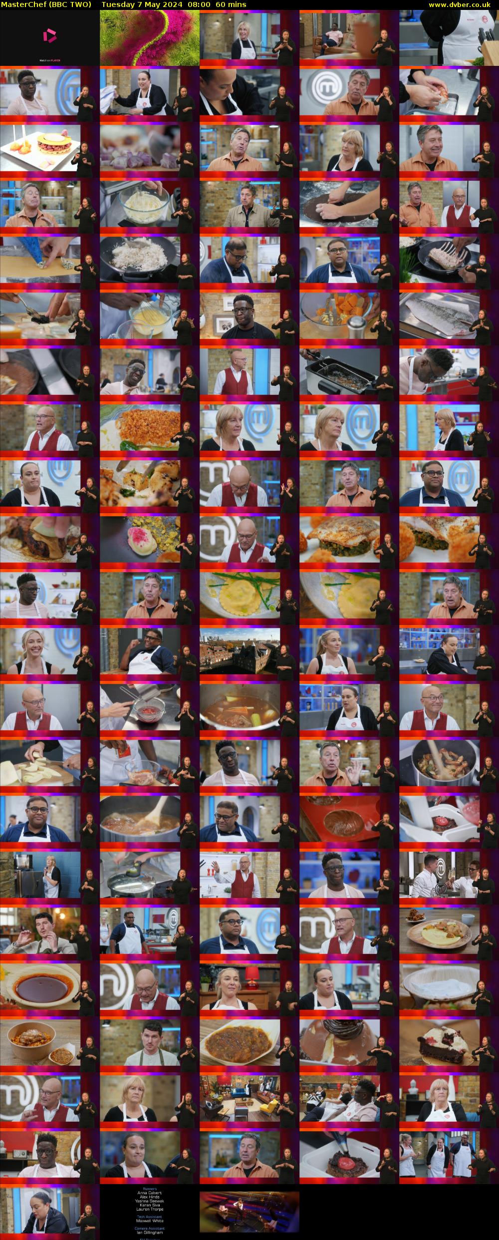 MasterChef (BBC TWO) Tuesday 7 May 2024 08:00 - 09:00