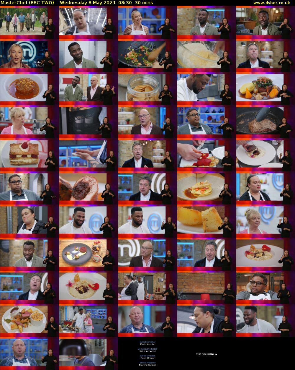 MasterChef (BBC TWO) Wednesday 8 May 2024 08:30 - 09:00