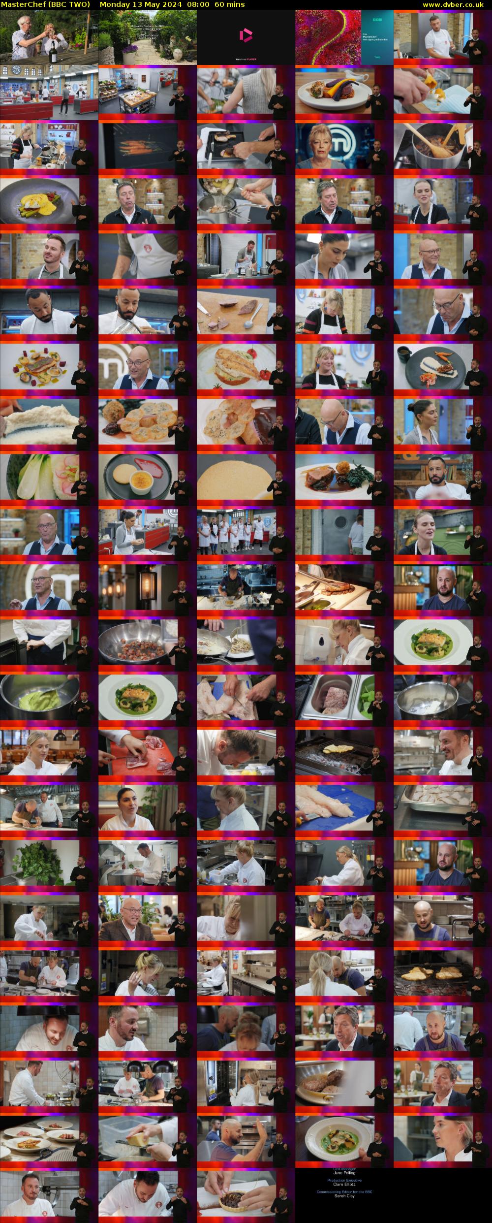 MasterChef (BBC TWO) Monday 13 May 2024 08:00 - 09:00