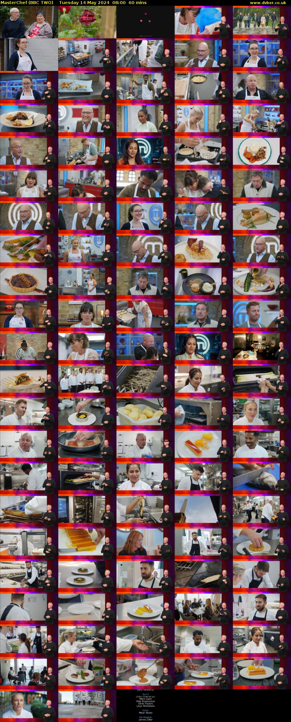 MasterChef (BBC TWO) Tuesday 14 May 2024 08:00 - 09:00