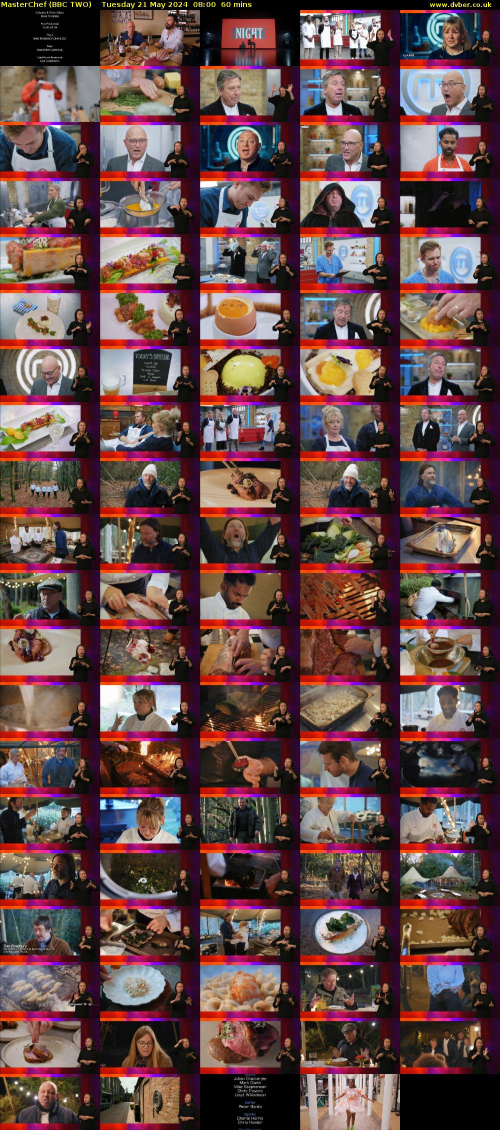 MasterChef (BBC TWO) Tuesday 21 May 2024 08:00 - 09:00