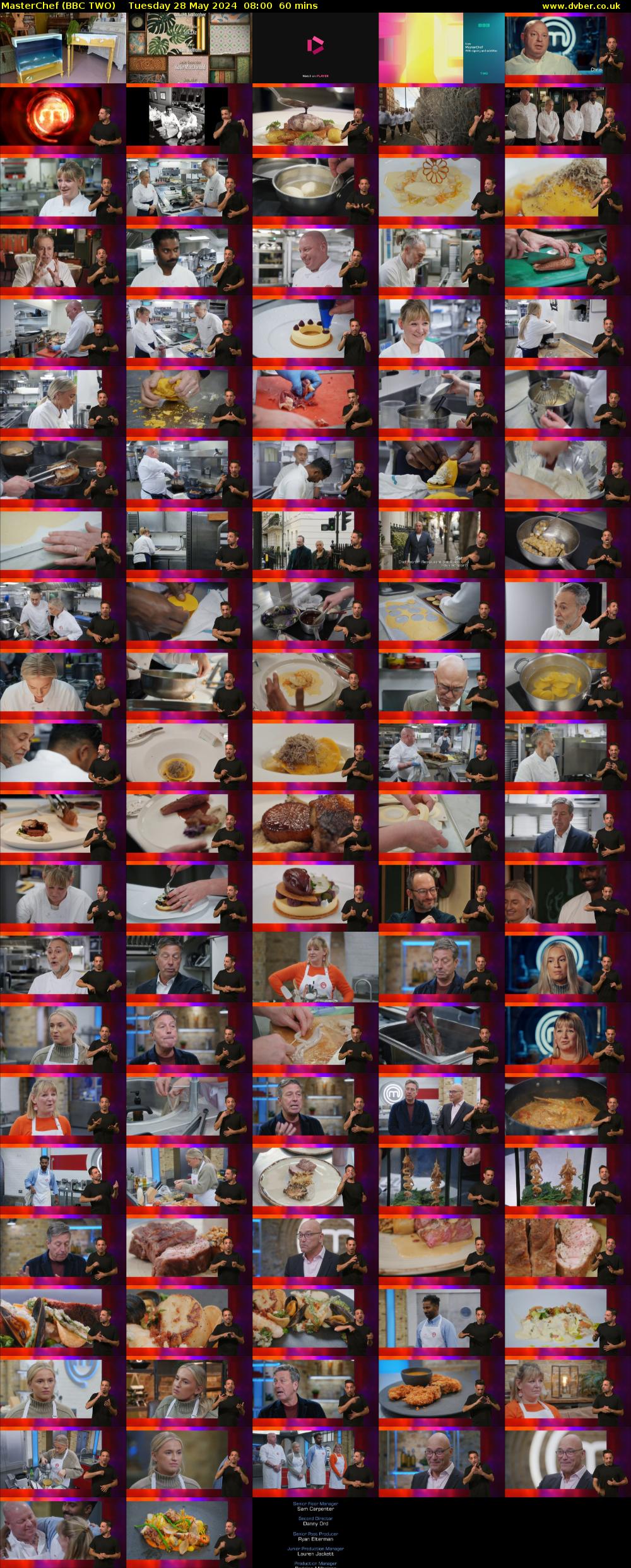 MasterChef (BBC TWO) Tuesday 28 May 2024 08:00 - 09:00