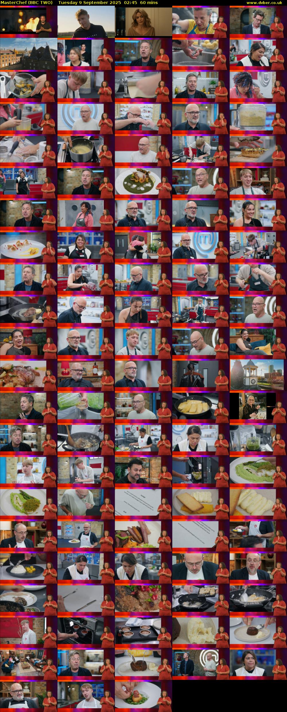 MasterChef (BBC TWO) Tuesday 9 September 2025 02:45 - 03:45