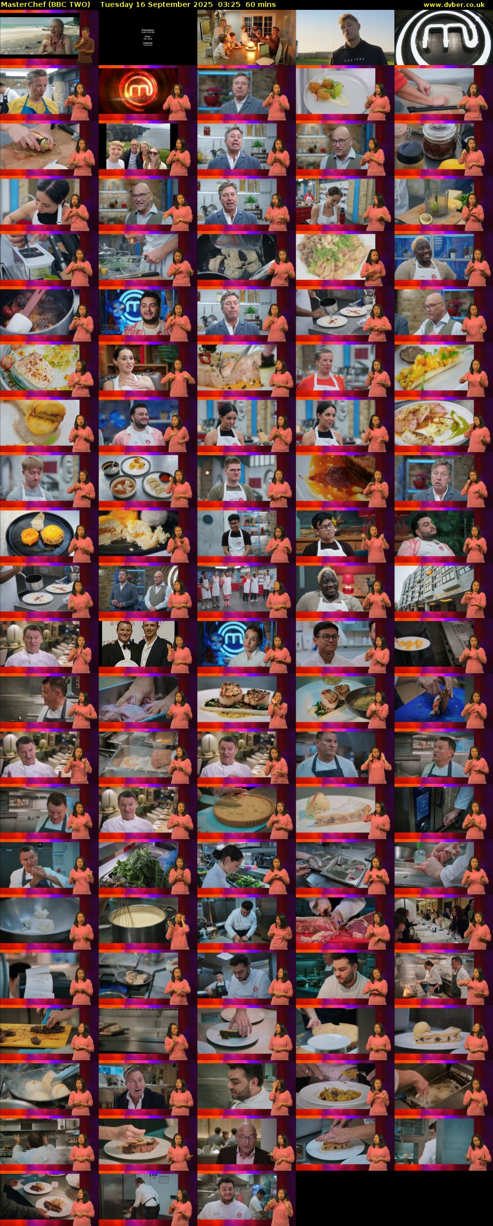 MasterChef (BBC TWO) Tuesday 16 September 2025 03:25 - 04:25