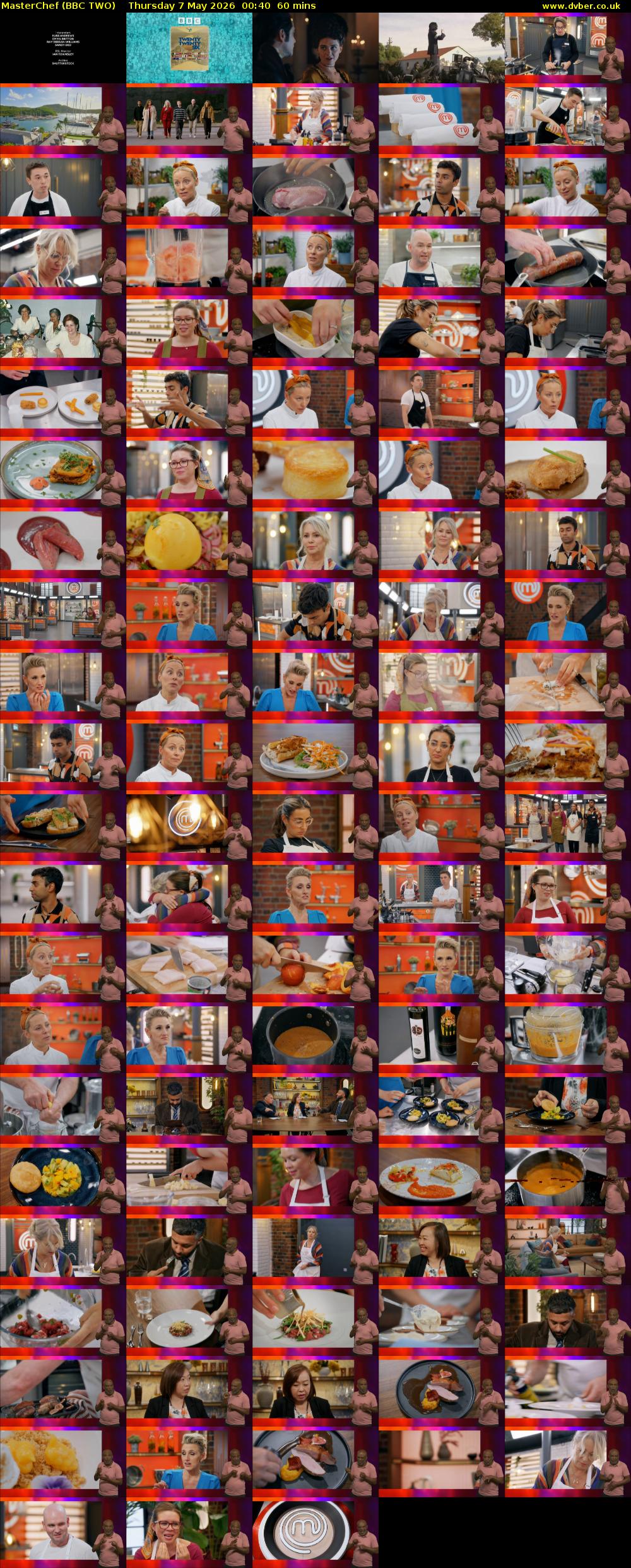 MasterChef (BBC TWO) Thursday 7 May 2026 00:40 - 01:40