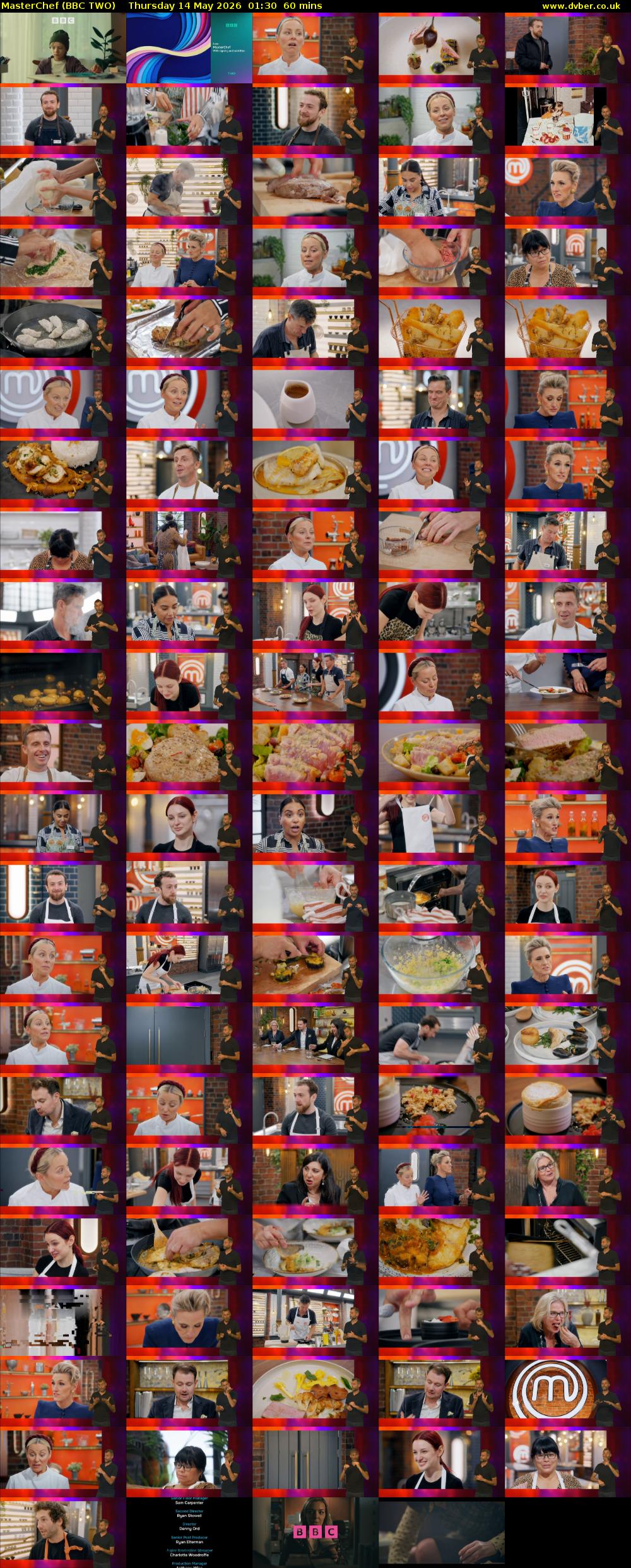 MasterChef (BBC TWO) Thursday 14 May 2026 01:30 - 02:30
