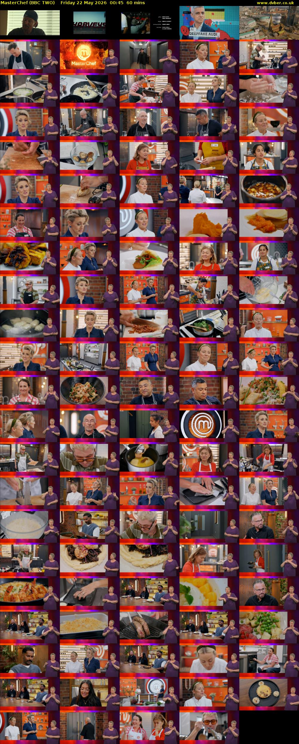 MasterChef (BBC TWO) Friday 22 May 2026 00:45 - 01:45