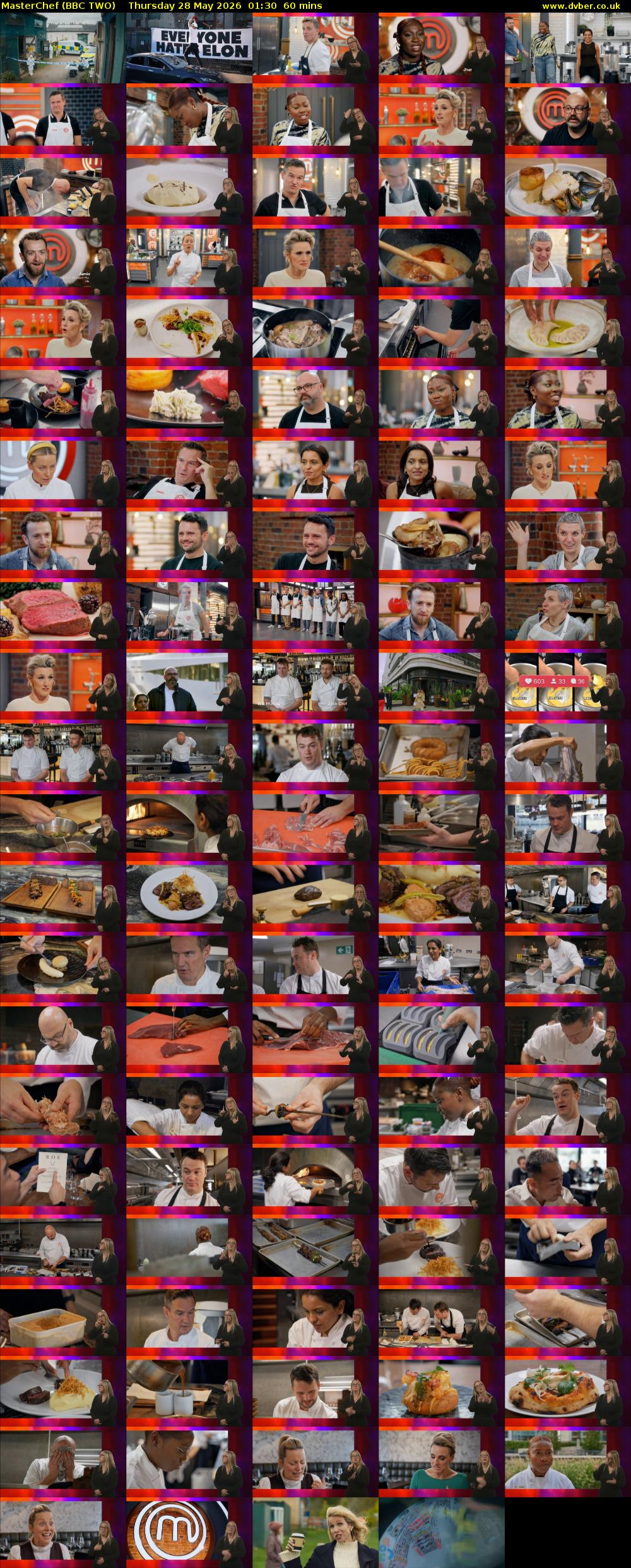 MasterChef (BBC TWO) Thursday 28 May 2026 01:30 - 02:30