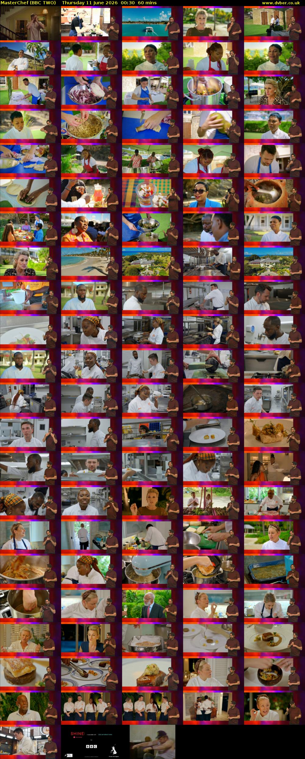 MasterChef (BBC TWO) Thursday 11 June 2026 00:30 - 01:30