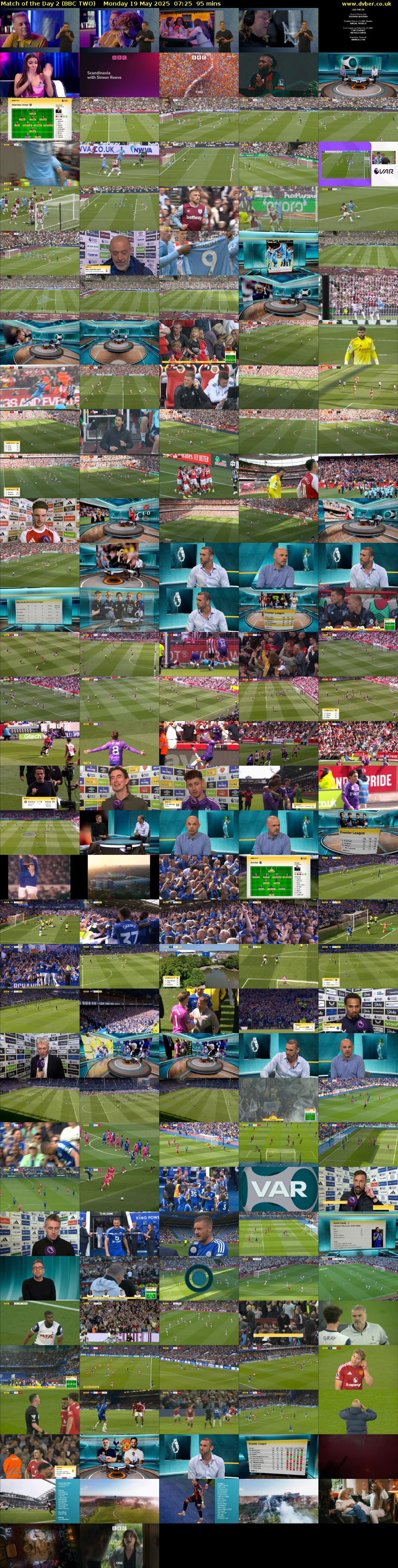 Match of the Day 2 (BBC TWO) Monday 19 May 2025 07:25 - 09:00