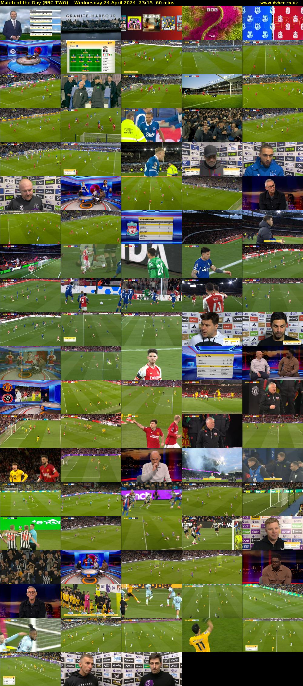 Match of the Day (BBC TWO) Wednesday 24 April 2024 23:15 - 00:15