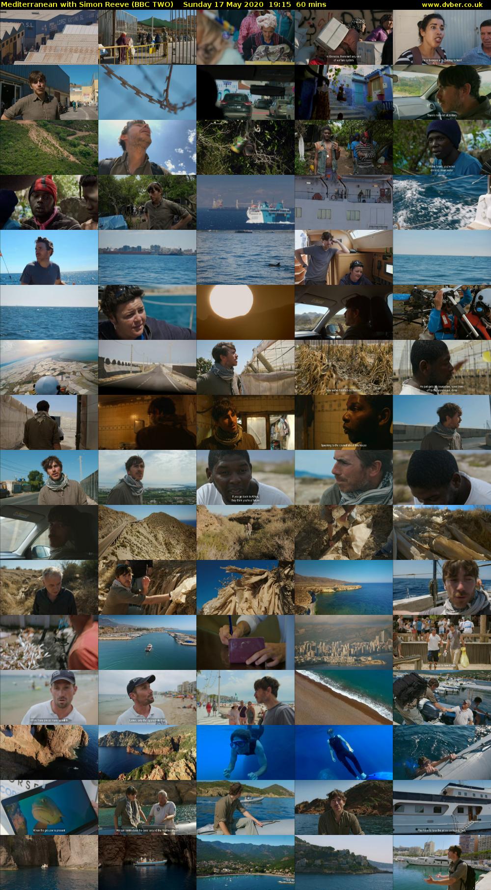 Mediterranean with Simon Reeve (BBC TWO) Sunday 17 May 2020 19:15 - 20:15