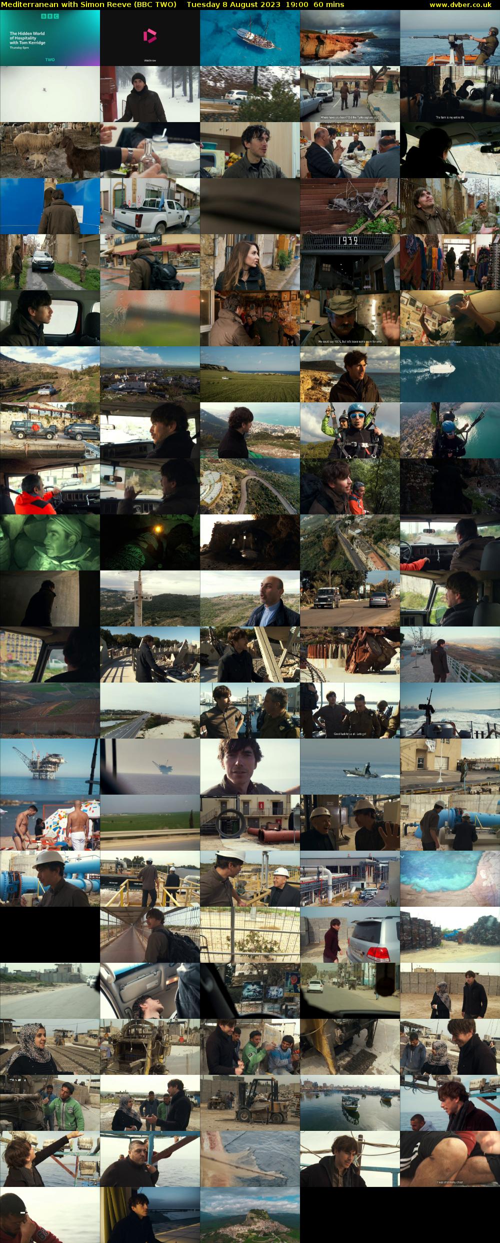 Mediterranean with Simon Reeve (BBC TWO) Tuesday 8 August 2023 19:00 - 20:00