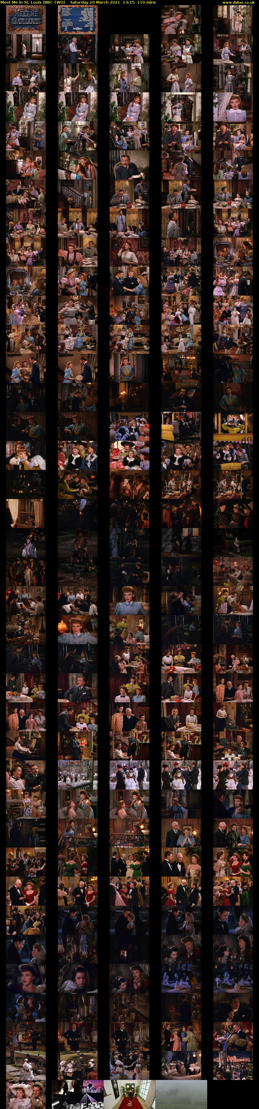 Meet Me in St. Louis (BBC TWO) Saturday 20 March 2021 13:15 - 15:05