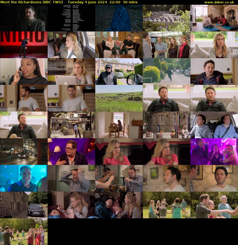 Meet the Richardsons (BBC TWO) Tuesday 4 June 2024 22:00 - 22:30