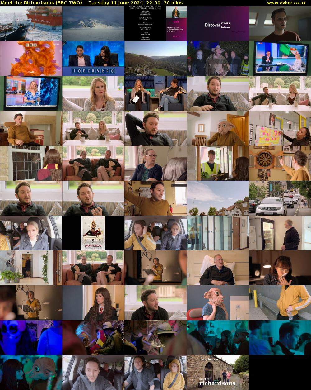 Meet the Richardsons (BBC TWO) Tuesday 11 June 2024 22:00 - 22:30