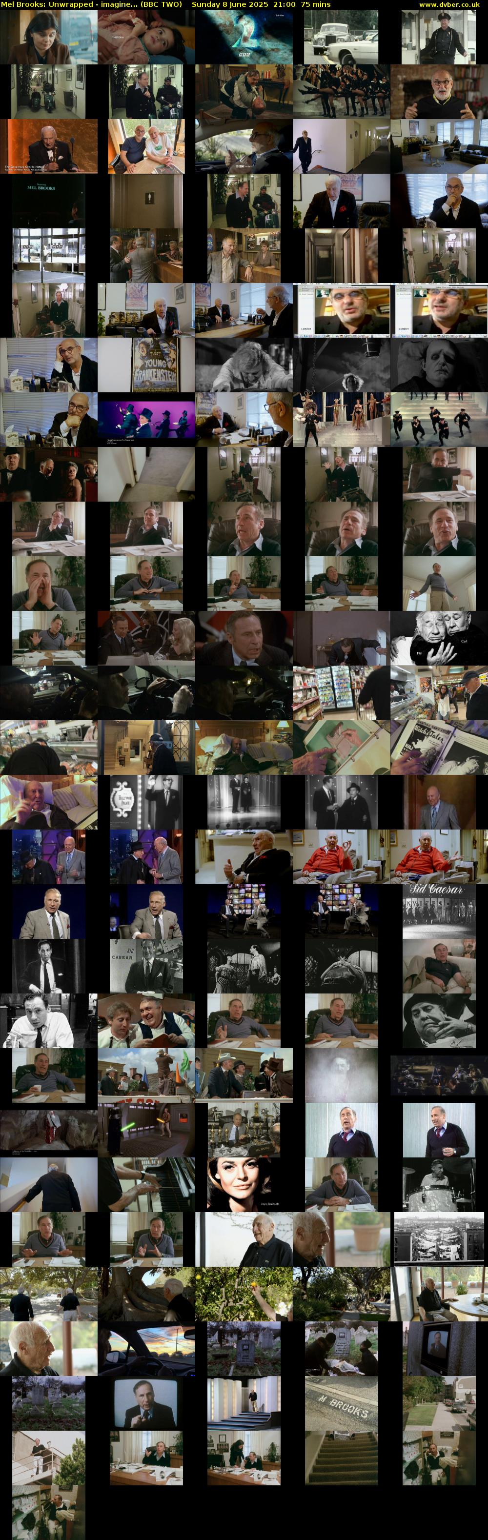 Mel Brooks: Unwrapped - imagine... (BBC TWO) Sunday 8 June 2025 21:00 - 22:15