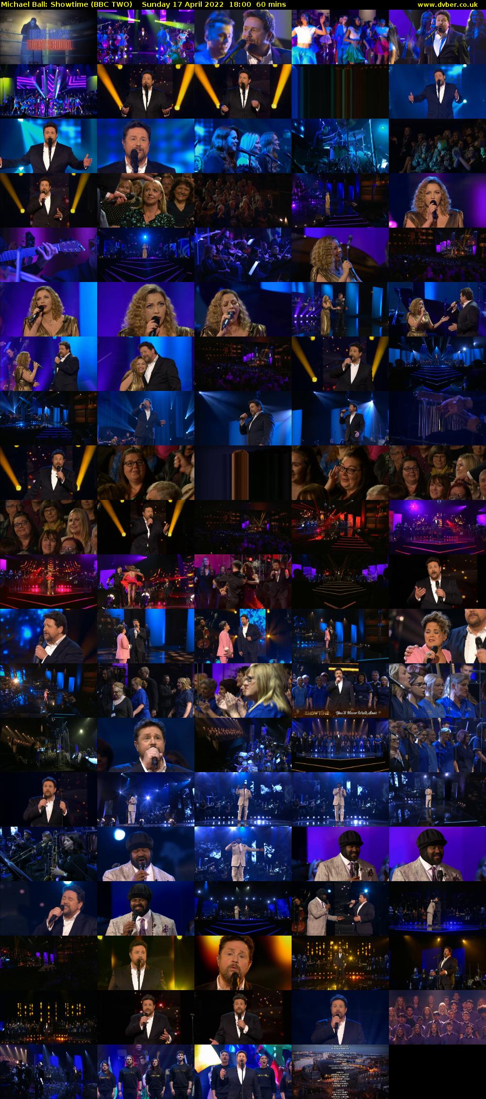 Michael Ball: Showtime (BBC TWO) Sunday 17 April 2022 18:00 - 19:00
