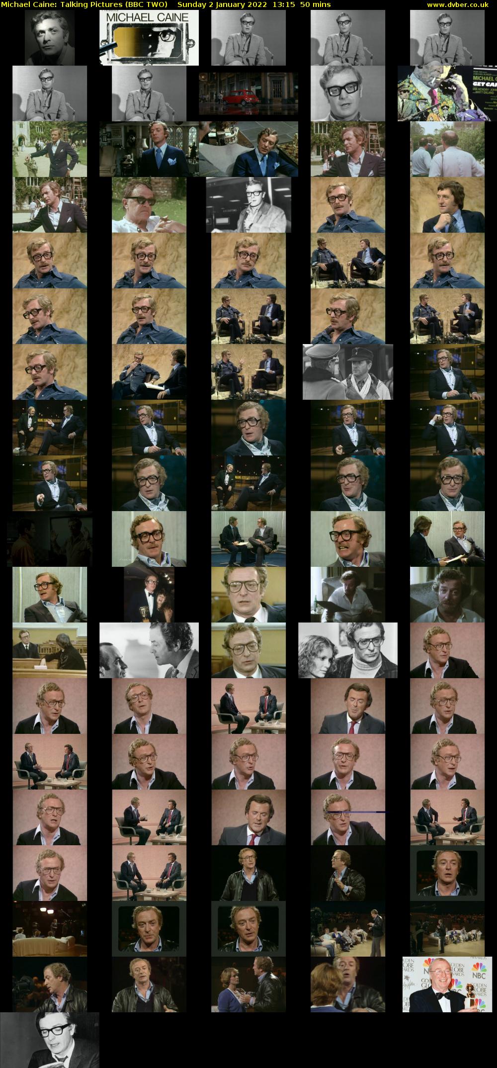 Michael Caine: Talking Pictures (BBC TWO) Sunday 2 January 2022 13:15 - 14:05