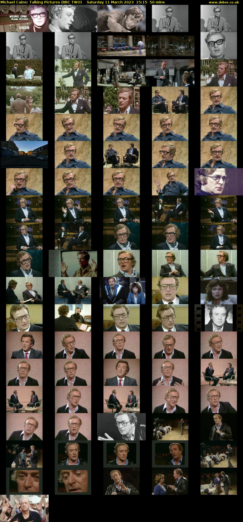 Michael Caine: Talking Pictures (BBC TWO) Saturday 11 March 2023 15:15 - 16:05