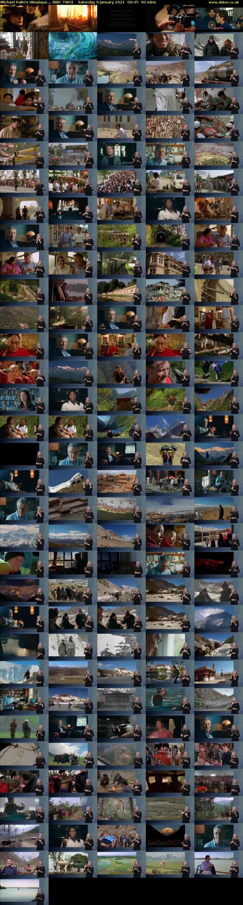 Michael Palin's Himalaya:... (BBC TWO) Saturday 9 January 2021 00:45 - 02:15