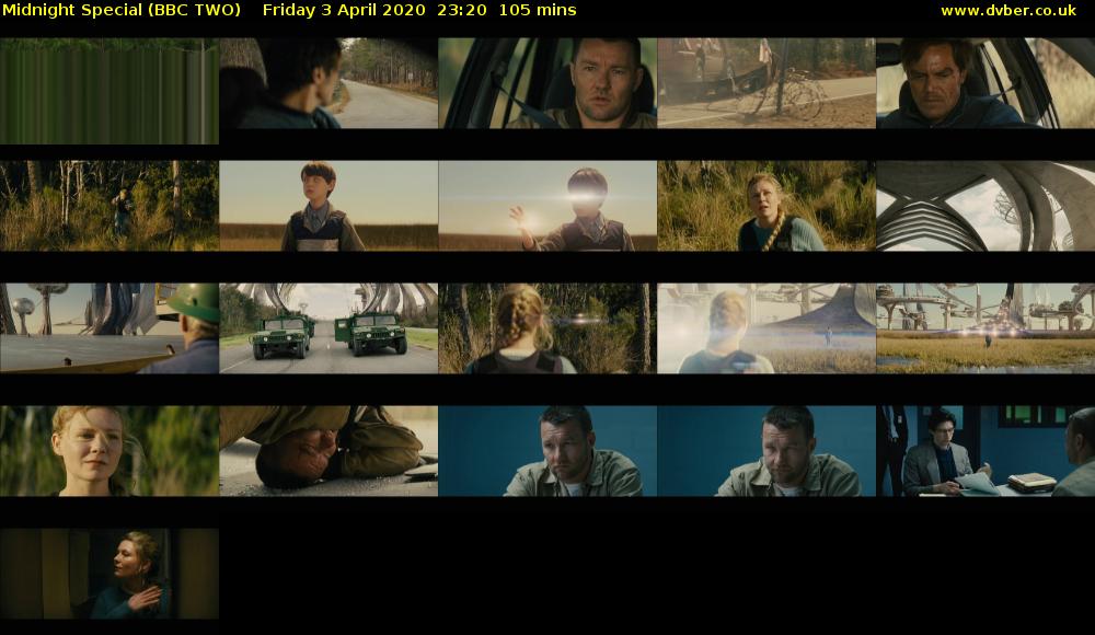 Midnight Special (BBC TWO) Friday 3 April 2020 23:20 - 01:05