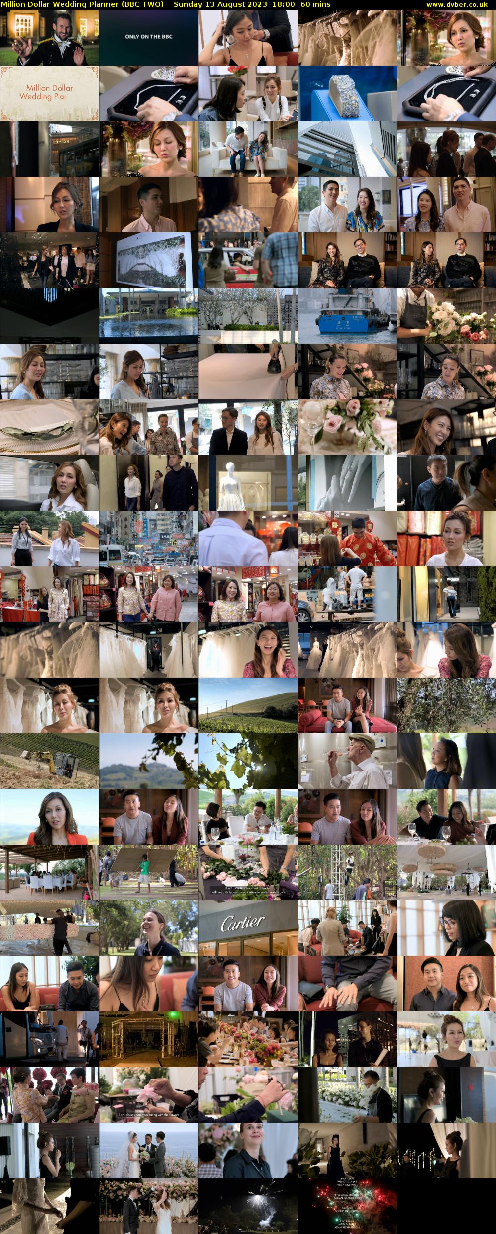 Million Dollar Wedding Planner (BBC TWO) Sunday 13 August 2023 18:00 - 19:00
