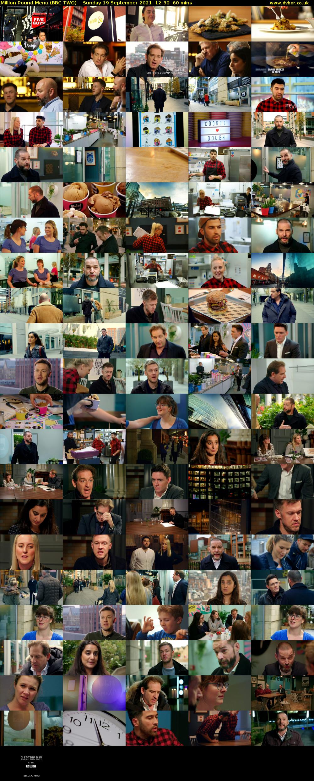 Million Pound Menu (BBC TWO) Sunday 19 September 2021 12:30 - 13:30