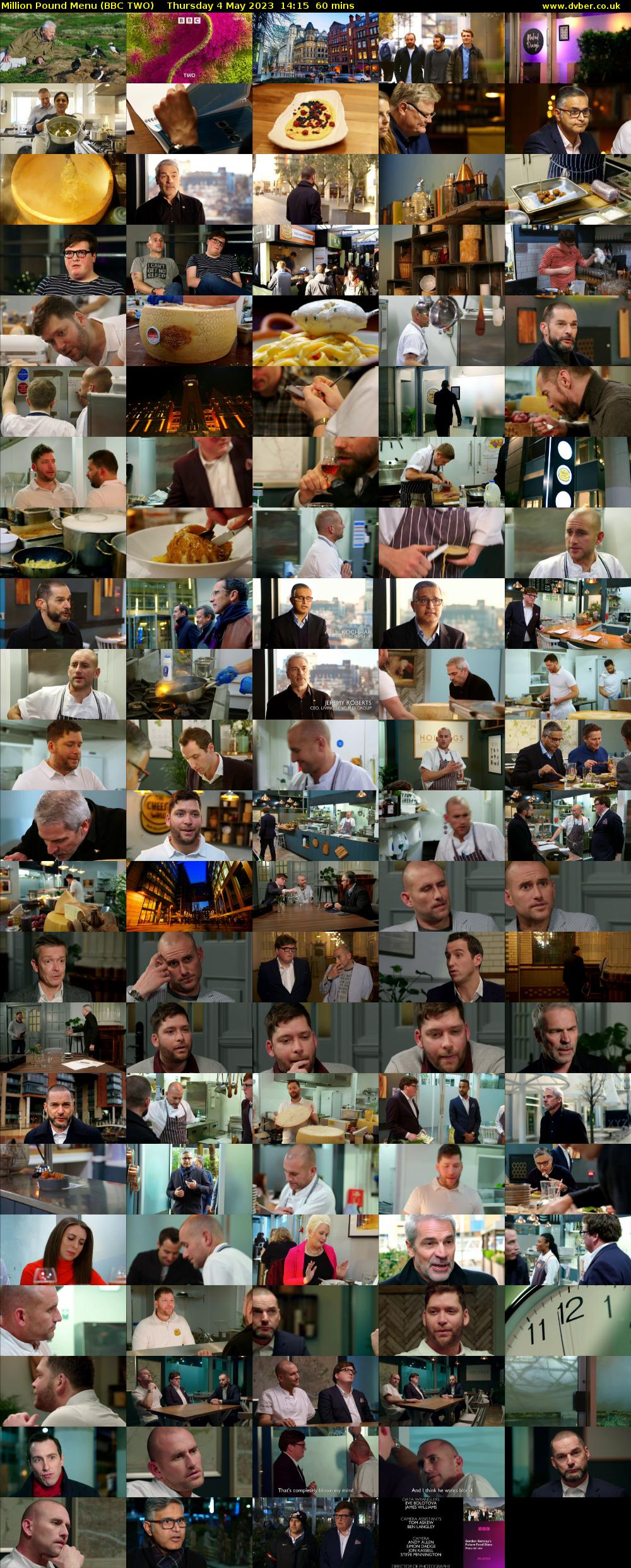 Million Pound Menu (BBC TWO) Thursday 4 May 2023 14:15 - 15:15