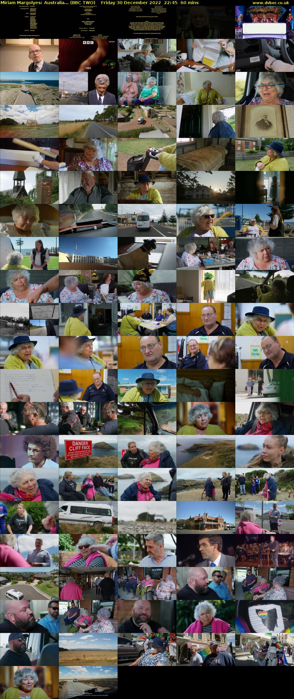 Miriam Margolyes: Australia... (BBC TWO) Friday 30 December 2022 22:45 - 23:45