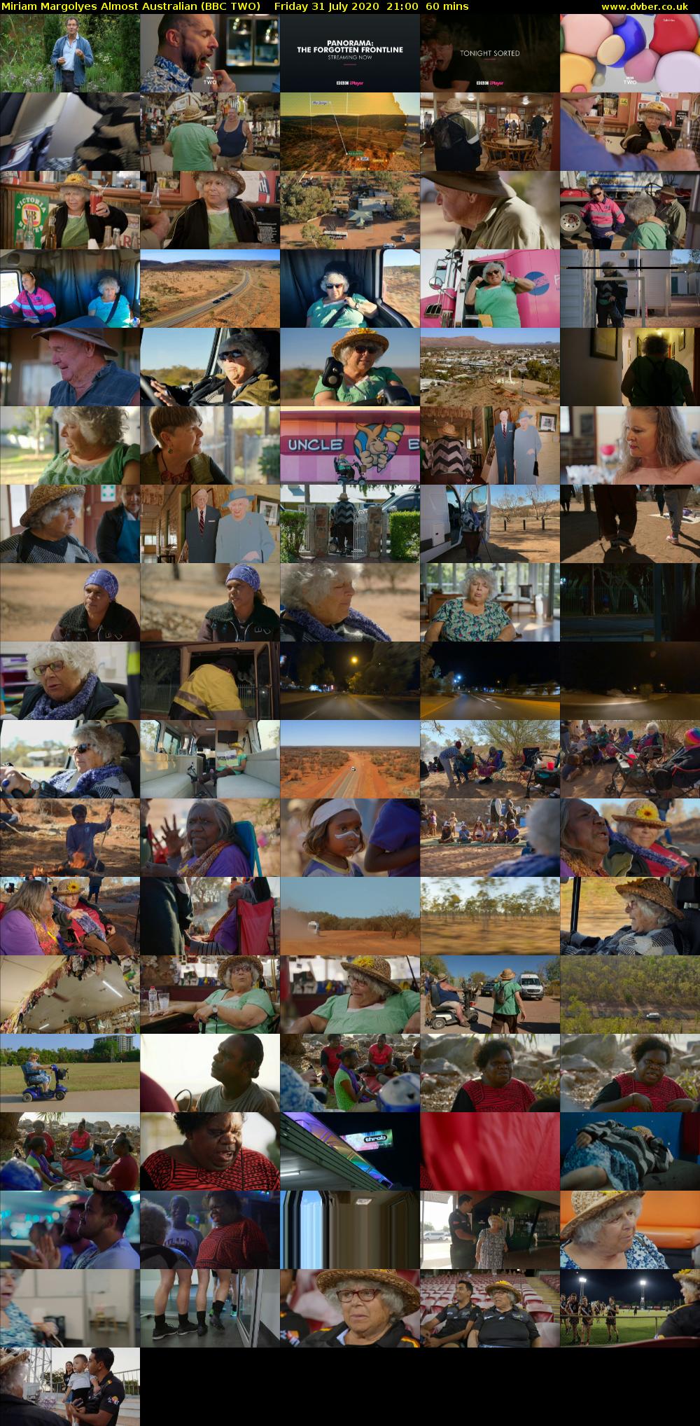 Miriam Margolyes Almost Australian (BBC TWO) Friday 31 July 2020 21:00 - 22:00