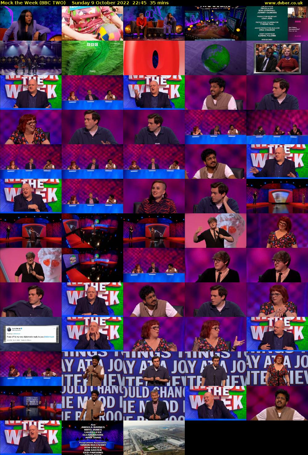 Mock the Week (BBC TWO) Sunday 9 October 2022 22:45 - 23:20