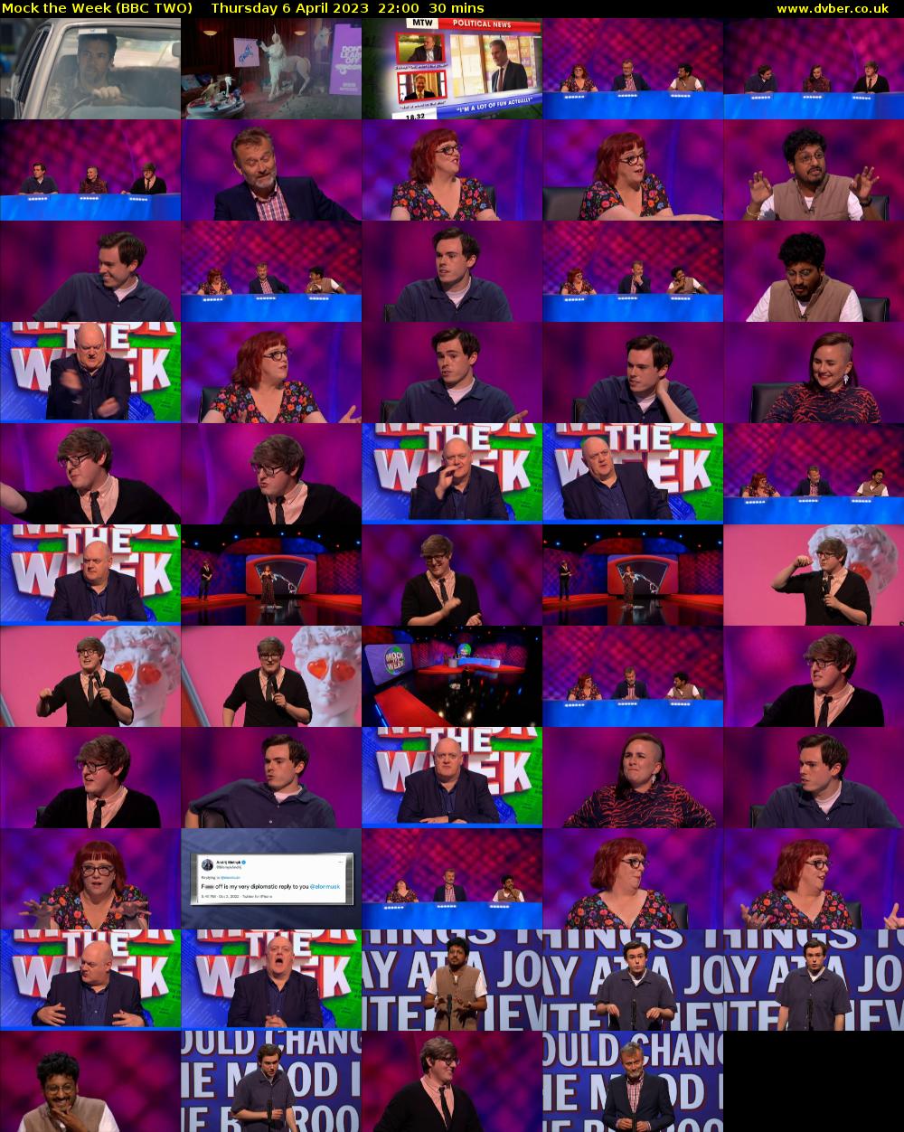 Mock the Week (BBC TWO) Thursday 6 April 2023 22:00 - 22:30