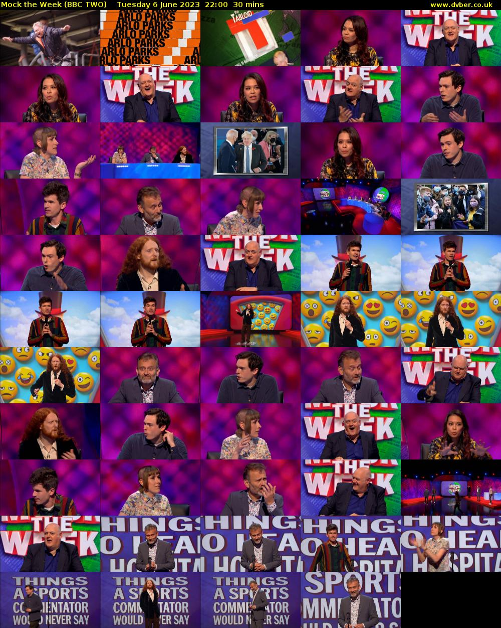 Mock the Week (BBC TWO) Tuesday 6 June 2023 22:00 - 22:30