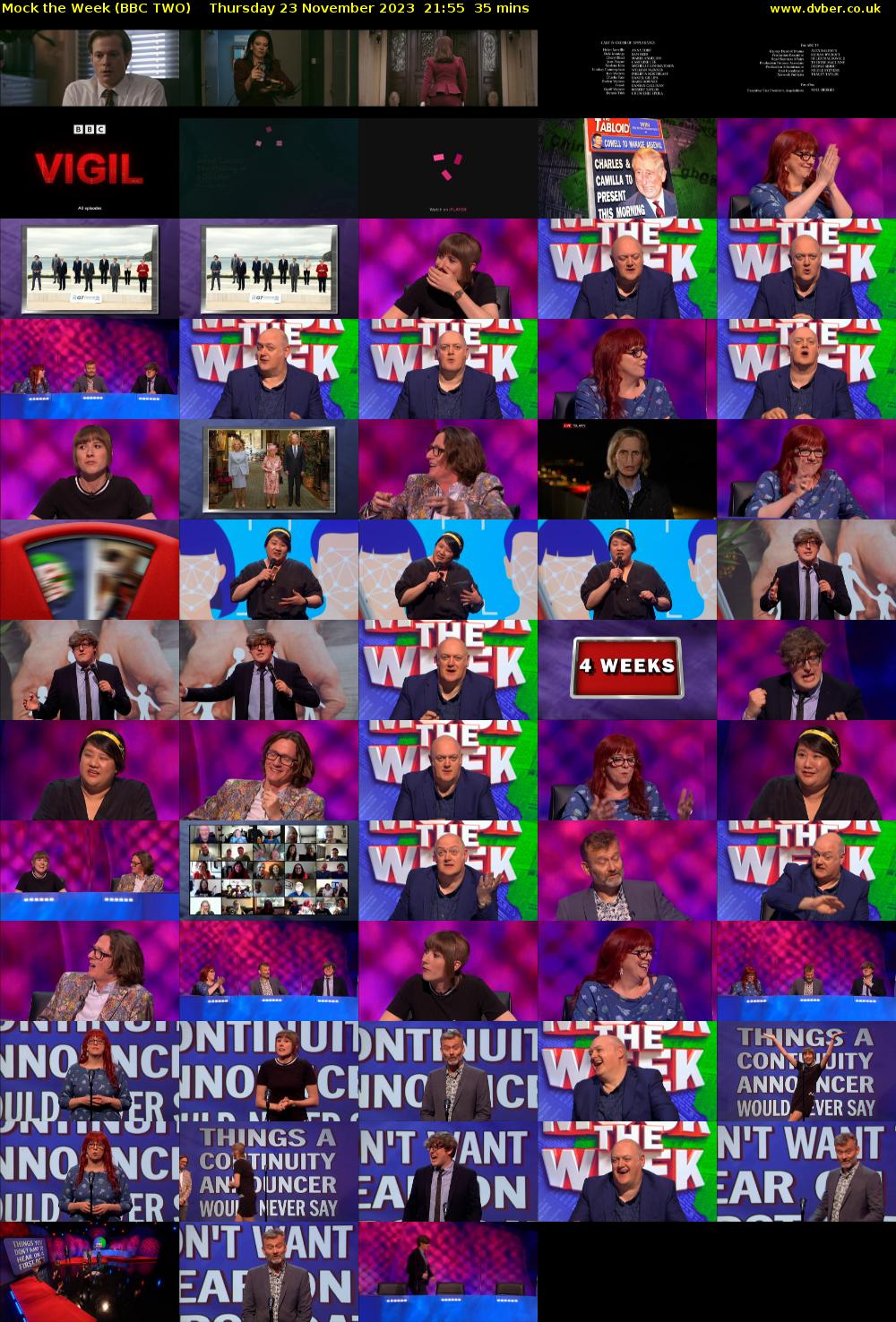 Mock the Week (BBC TWO) Thursday 23 November 2023 21:55 - 22:30