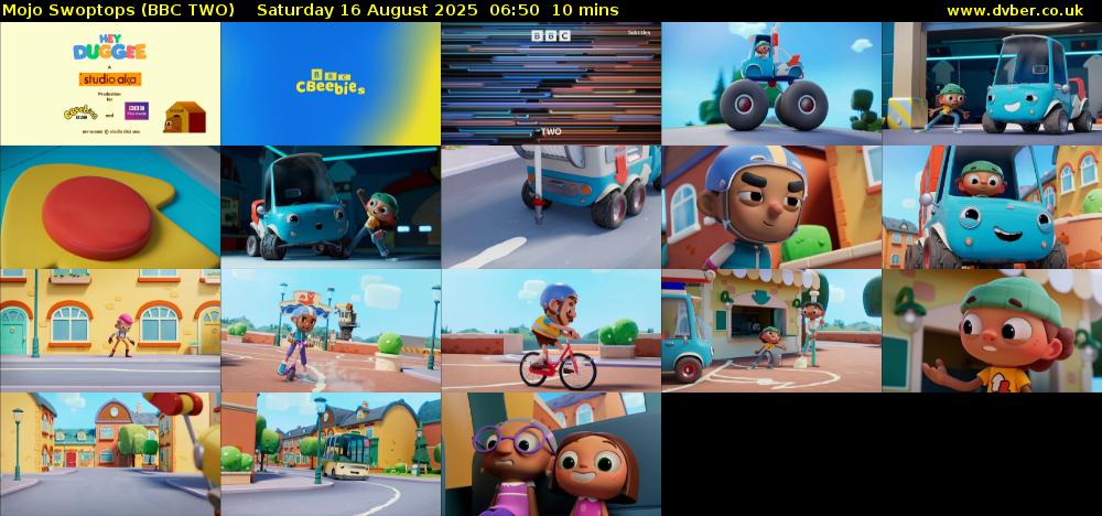 Mojo Swoptops (BBC TWO) Saturday 16 August 2025 06:50 - 07:00