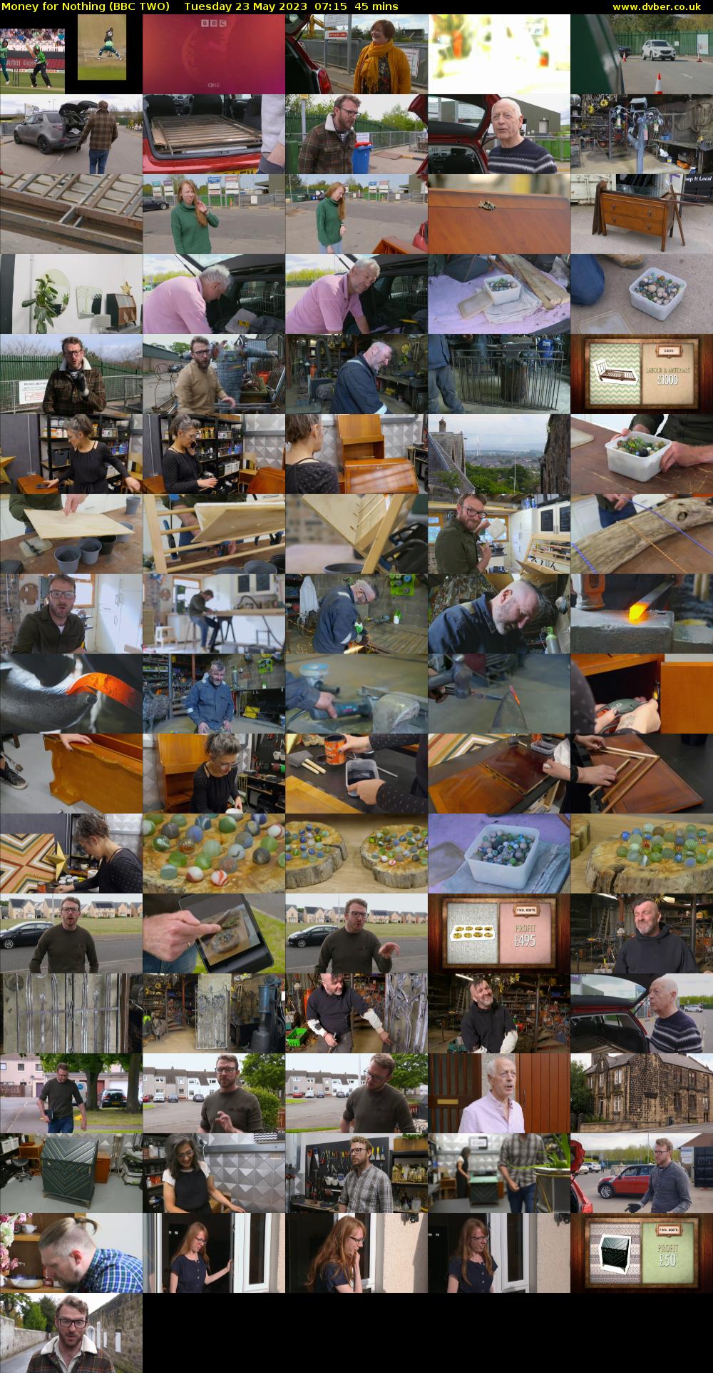 Money for Nothing (BBC TWO) Tuesday 23 May 2023 07:15 - 08:00