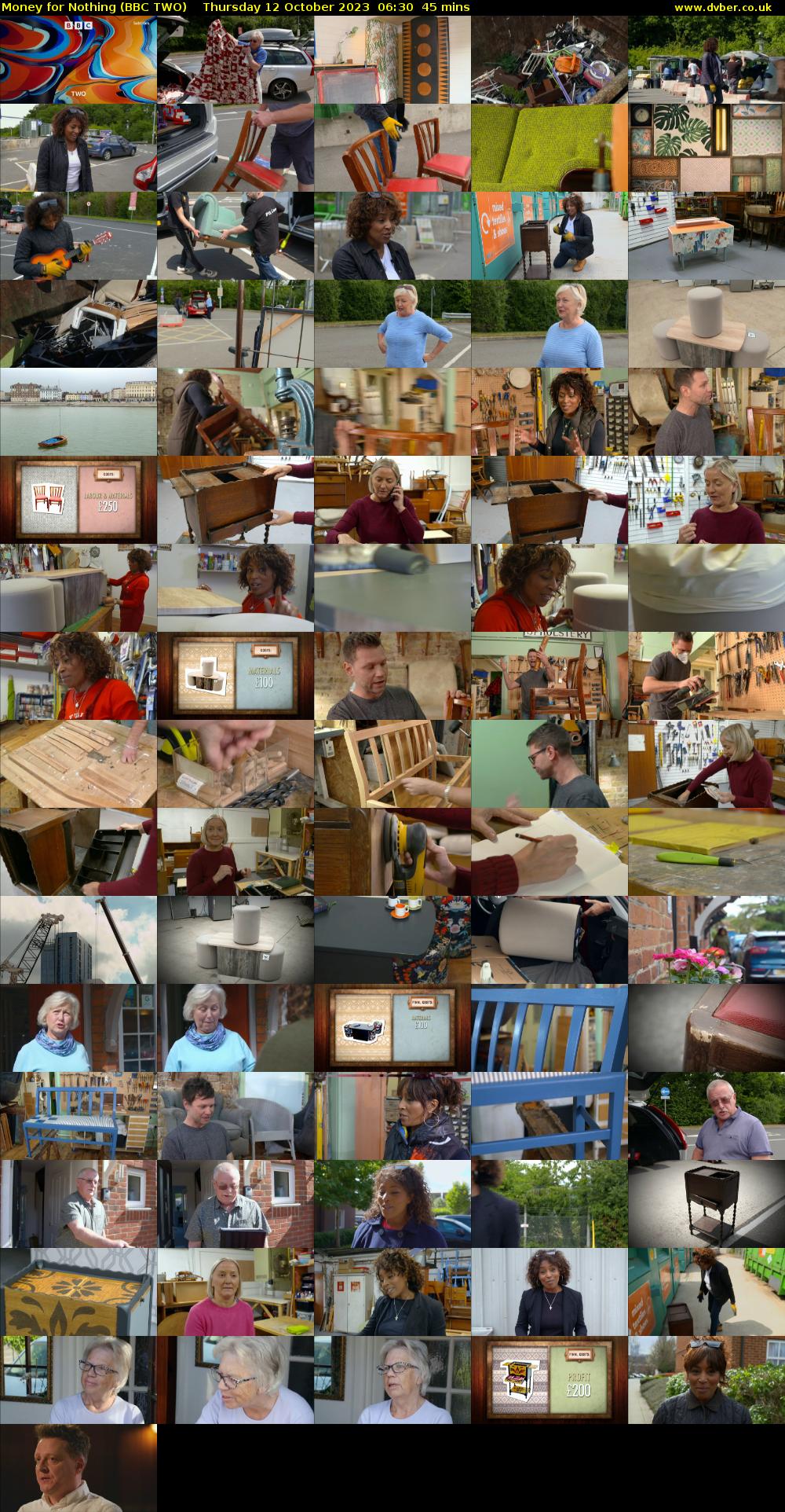 Money for Nothing (BBC TWO) Thursday 12 October 2023 06:30 - 07:15