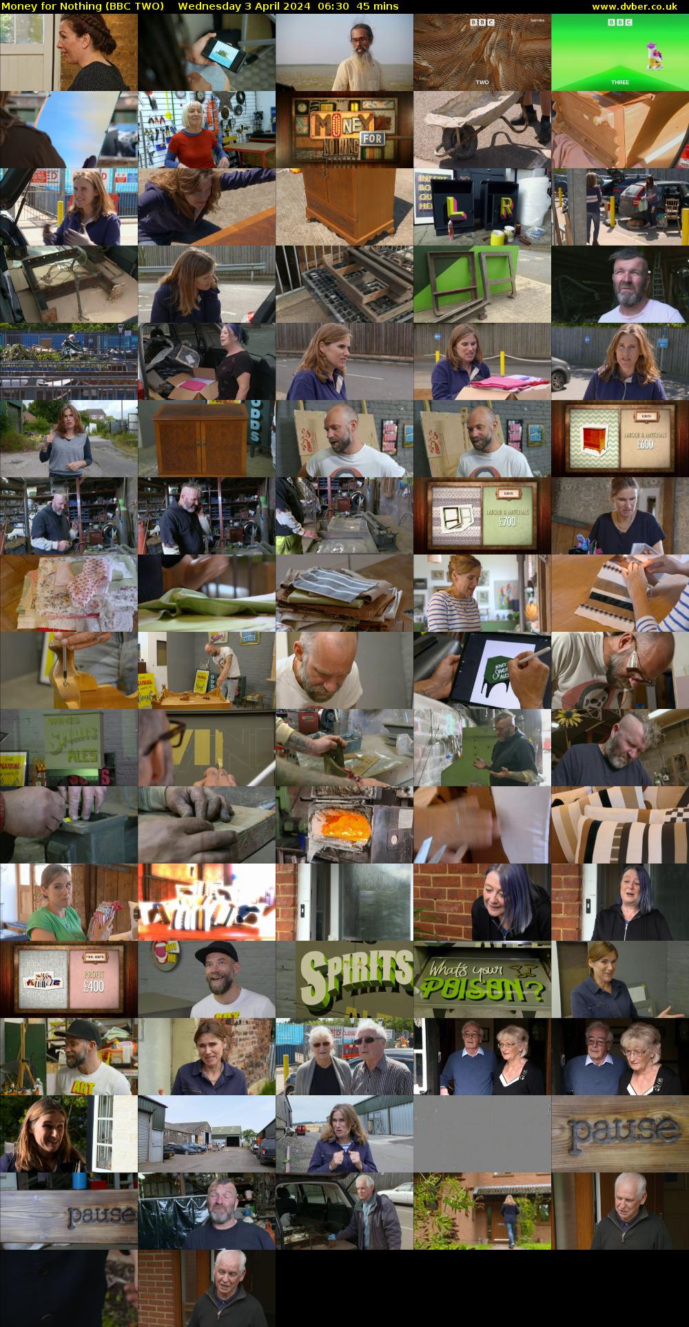 Money for Nothing (BBC TWO) Wednesday 3 April 2024 06:30 - 07:15