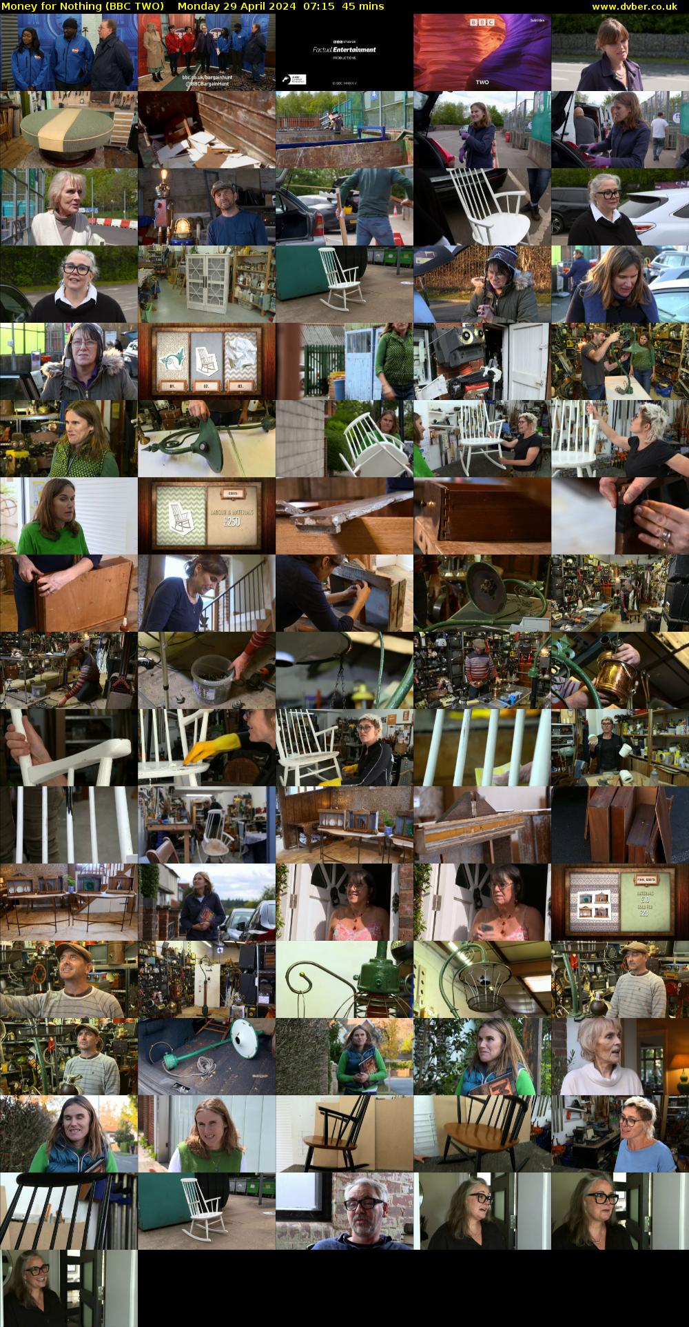 Money for Nothing (BBC TWO) Monday 29 April 2024 07:15 - 08:00
