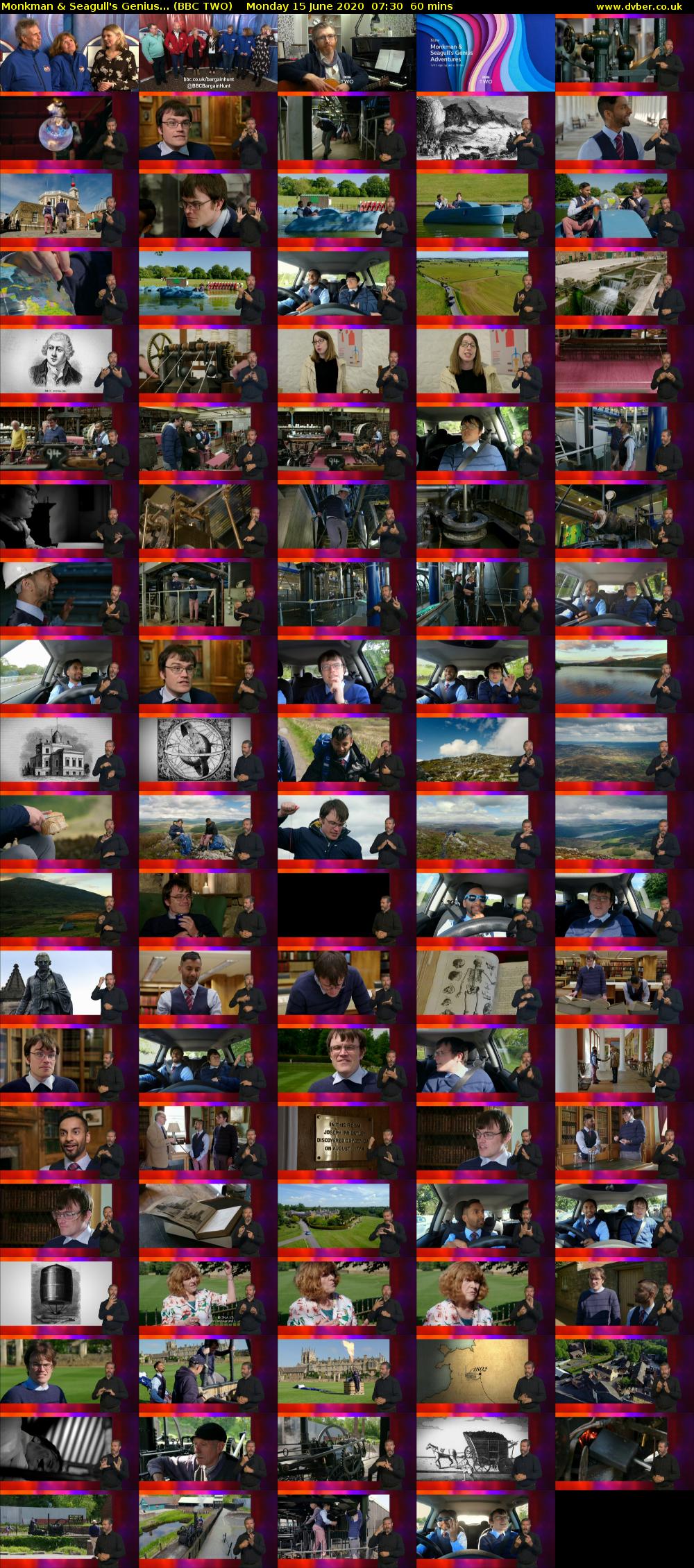 Monkman & Seagull's Genius... (BBC TWO) Monday 15 June 2020 07:30 - 08:30