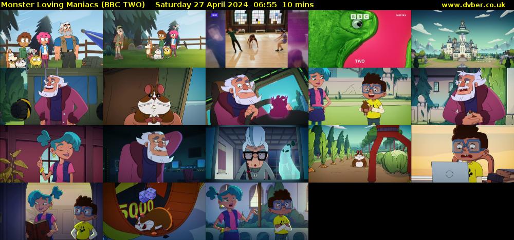 Monster Loving Maniacs (BBC TWO) Saturday 27 April 2024 06:55 - 07:05