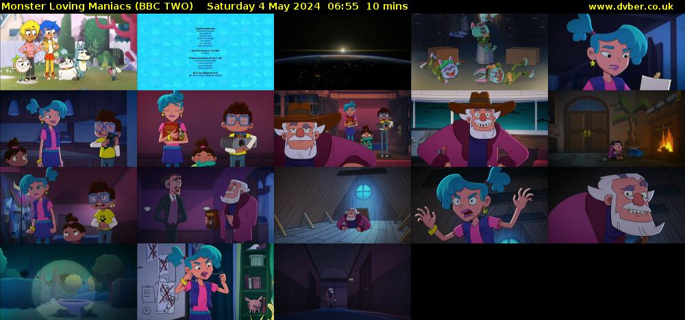 Monster Loving Maniacs (BBC TWO) Saturday 4 May 2024 06:55 - 07:05