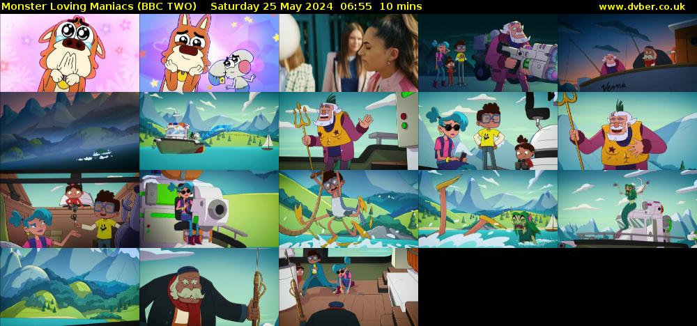 Monster Loving Maniacs (BBC TWO) Saturday 25 May 2024 06:55 - 07:05