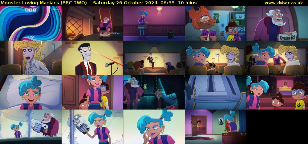 Monster Loving Maniacs (BBC TWO) Saturday 26 October 2024 06:55 - 07:05