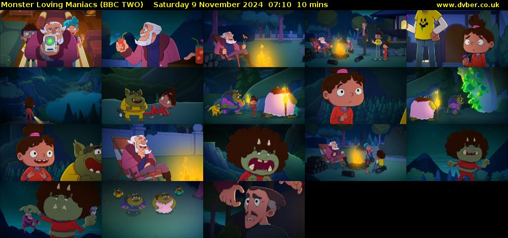 Monster Loving Maniacs (BBC TWO) Saturday 9 November 2024 07:10 - 07:20