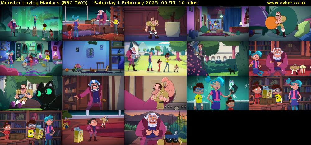 Monster Loving Maniacs (BBC TWO) Saturday 1 February 2025 06:55 - 07:05